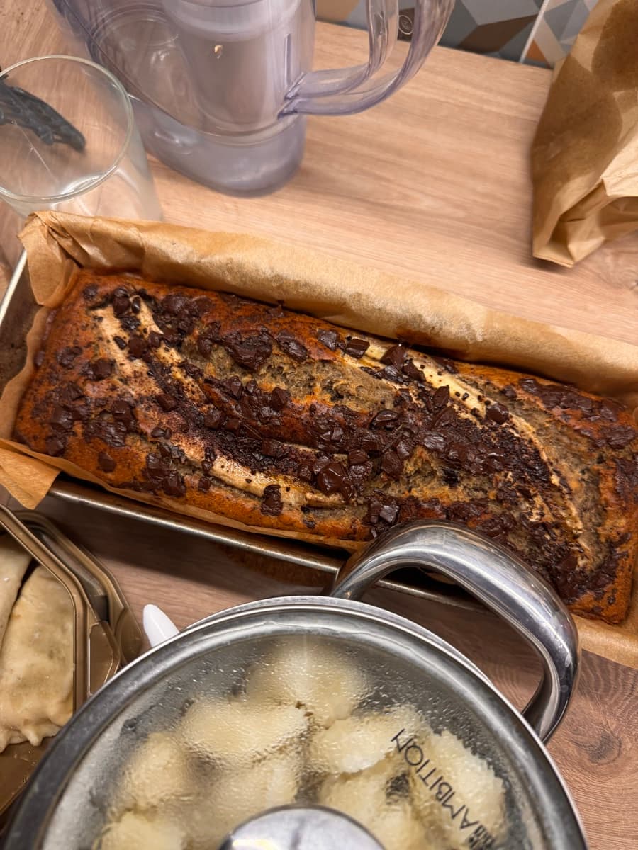 Chocolate chip banana bread